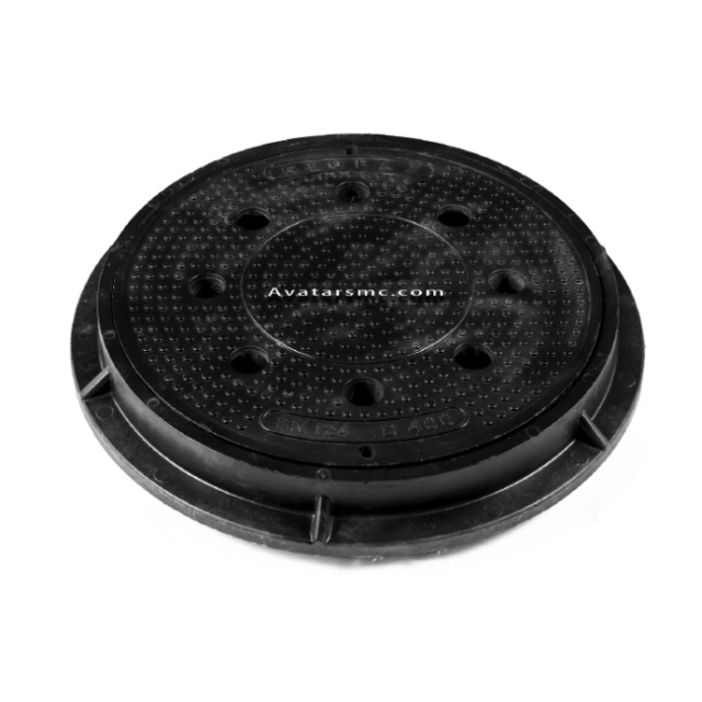 Chiusino composito SMC certificato EN124 D400: leggero e resistente alla corrosione